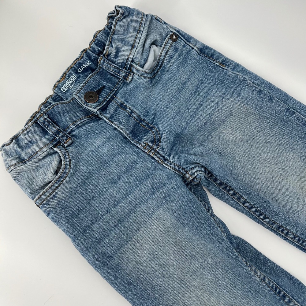 OshKosh B'gosh Classic Toddler Jeans Boys Girls Blue‎ Denim Size 4T
